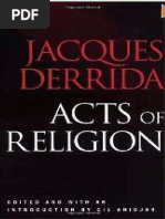 Jacques Derridas Acts of Religion