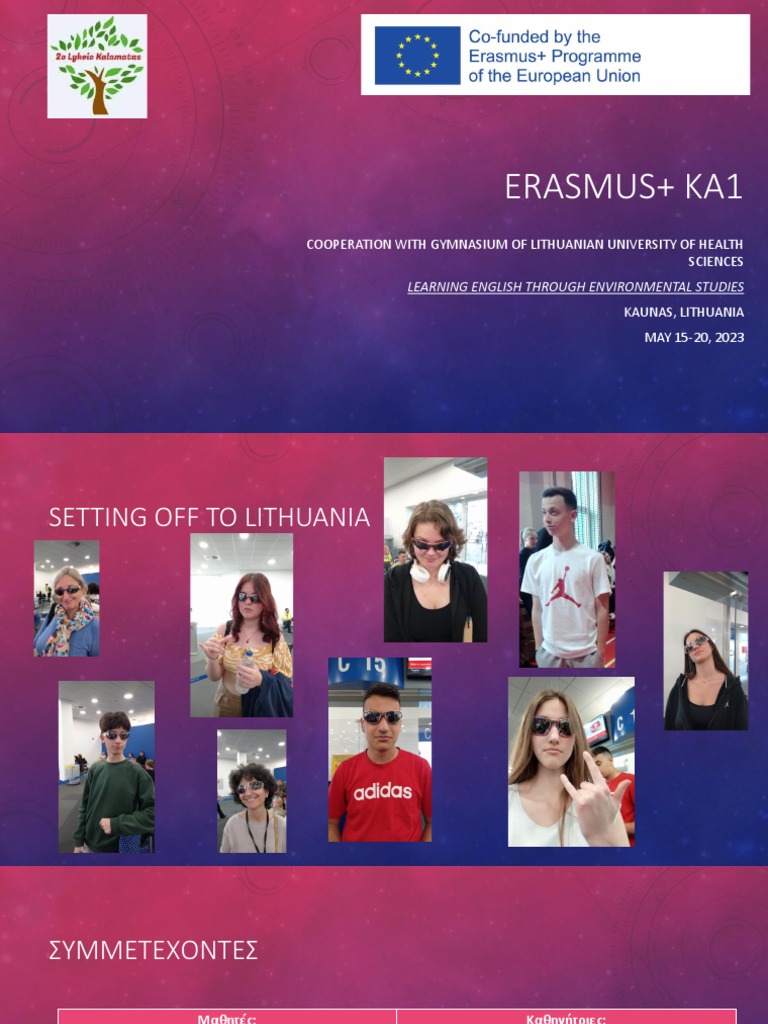 Erasmus Ka1 Pdf Lithuania Natural Environment