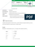 Matemática 4 N - Jueves 11 de Junio