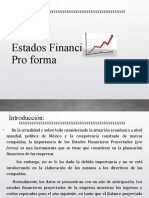 Estados Financieros Proforma