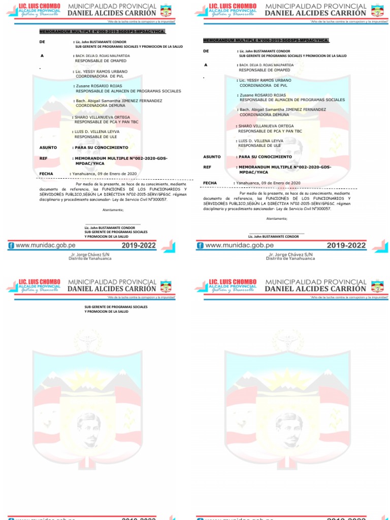 Funciones De Los Funcionarios Publicos
