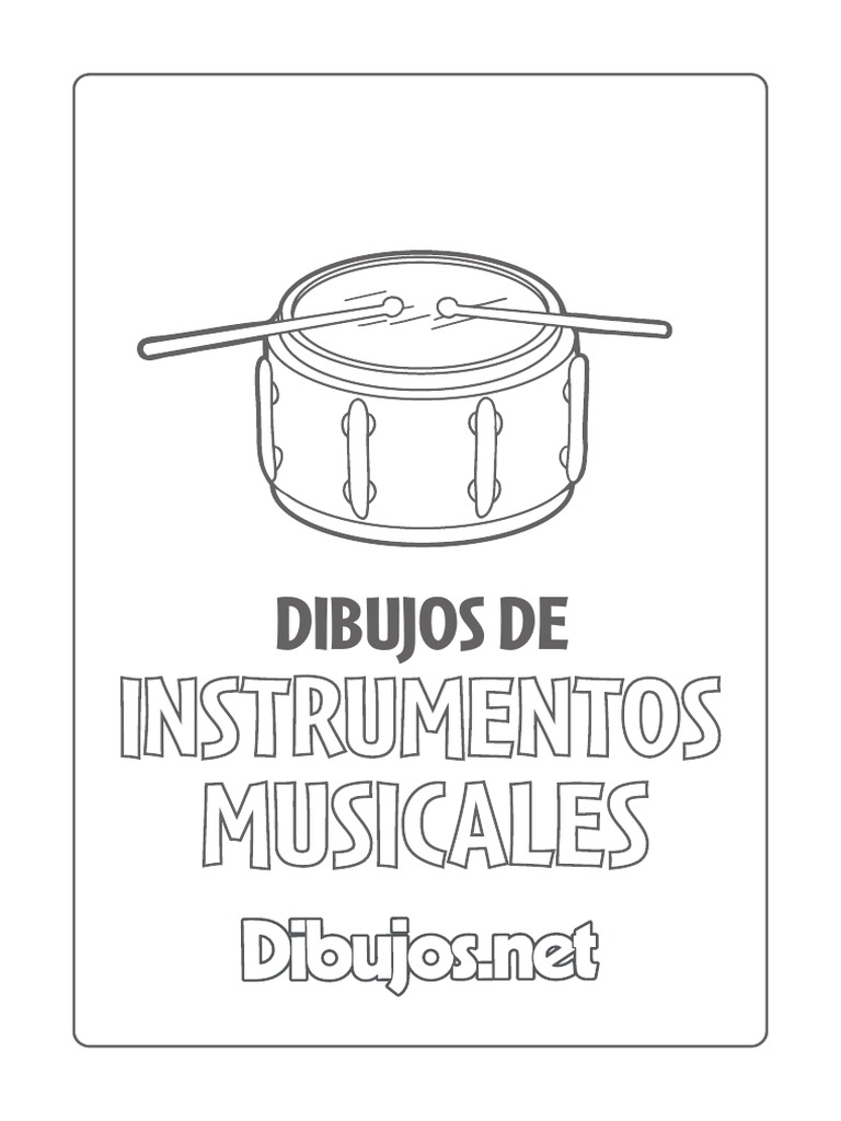 dibujos-de-instrumentos-musicales-para-colorear-pdf