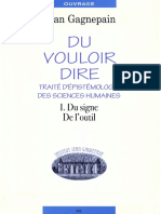 DU VOULOIR DIRE I Édition Numérique