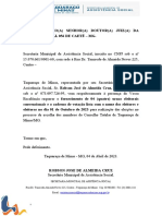 Oficio Solicitação de Urna para Eleição Do Conselho Tutelar