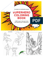 Superhero Coloring Book 1