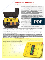 Accumaster Pro Digital Geophysical Locator Gold Detector