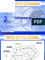 Topografia - Poligonais - Transporte de Coordenadas