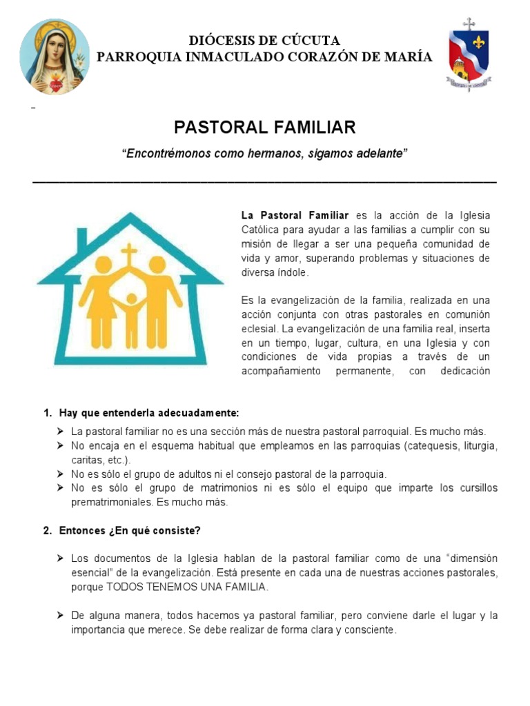 Pastoral Familiar 2022 | PDF | Iglesia Católica