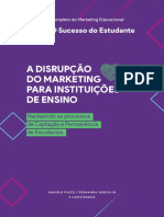 Livro - A Disrupção Do Marketing para Instituições de Ensino - Workalove