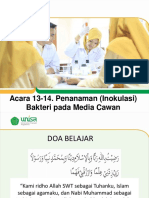 Acara 13-14. Penanaman Bakteri Pada Media Cawan