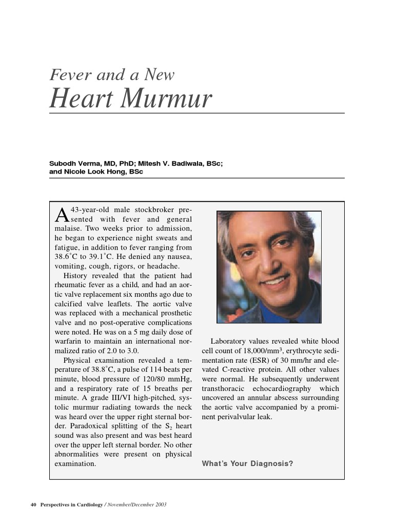 Heart Murmur PDF Congenital Heart Defect Heart