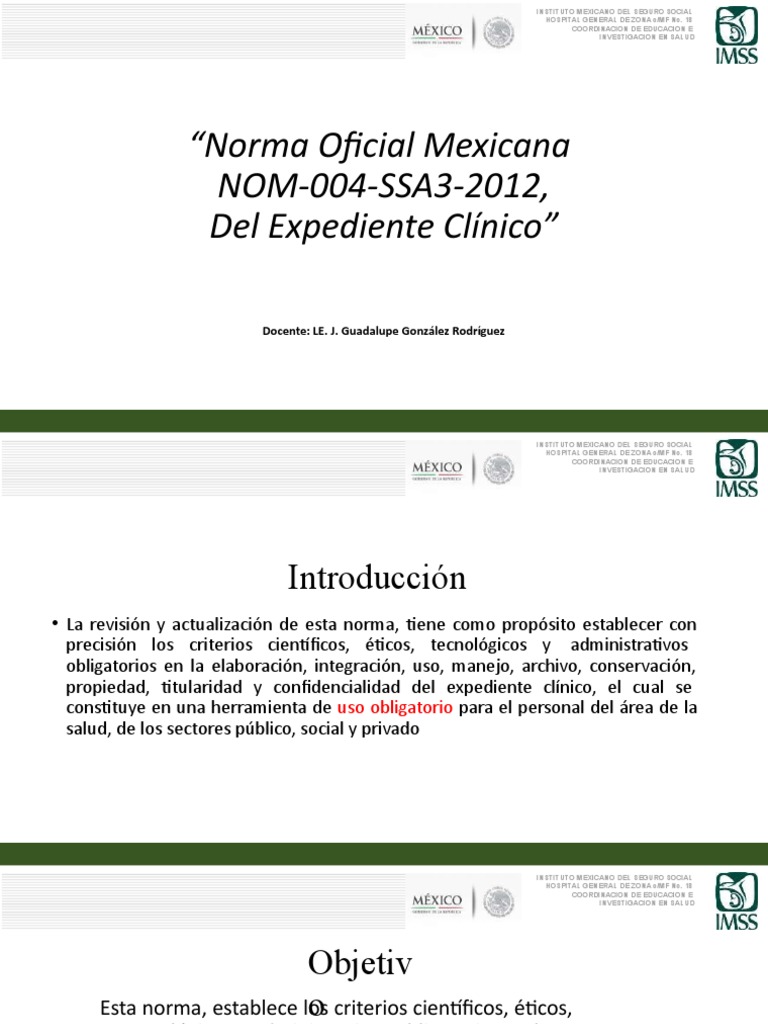 Nom 004 | PDF | Hospital | México