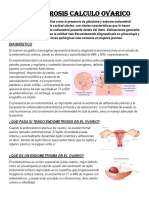 Endometrosis Calculo Ovarico