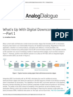 Digital Downconverters (DDCS) - Part 1