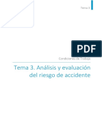 Tema 3. Análisis y Evaluación Del Riesgo de Accidente