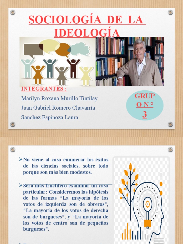 Sociologia de La Ideologia Grupo 3 | PDF | Hipótesis | Ideologías