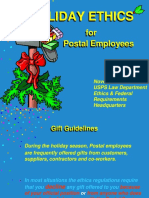 Holiday Ethics For Postal Employees 2007