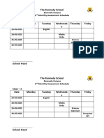 2ND Monthly Assessment Format - CL3