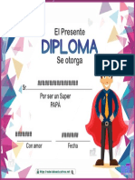 Diplomas Día Del Padre Diseño 4