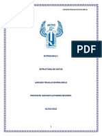 Entregable 1 - Estructura de Datos