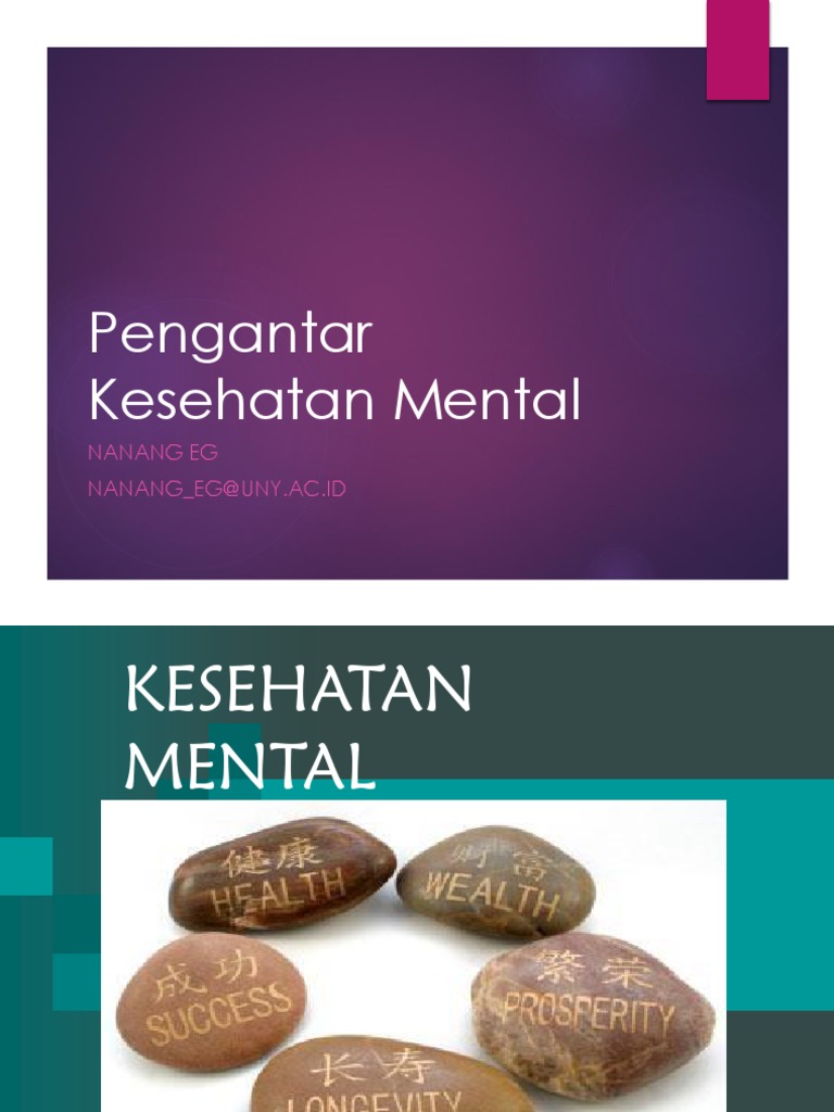 Pengantar Kesehatan Mental PDF
