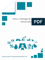 Temario - M2T2 - Patología de Elementos Estructurales