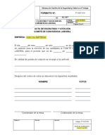 FT-SST-019 Formato de Acta de Escrutinio y Votación Del Comité de Convivencia Laboral