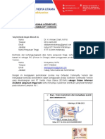 Surat Pernyataan Permohonan License Key Produk Gofeeder Community