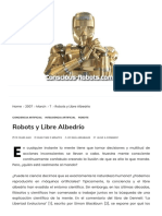 Robots y Libre Albedrío - Raúl Arrabales Moreno