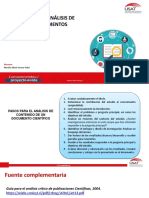 Sesión - Guía de Análisis de Documentos