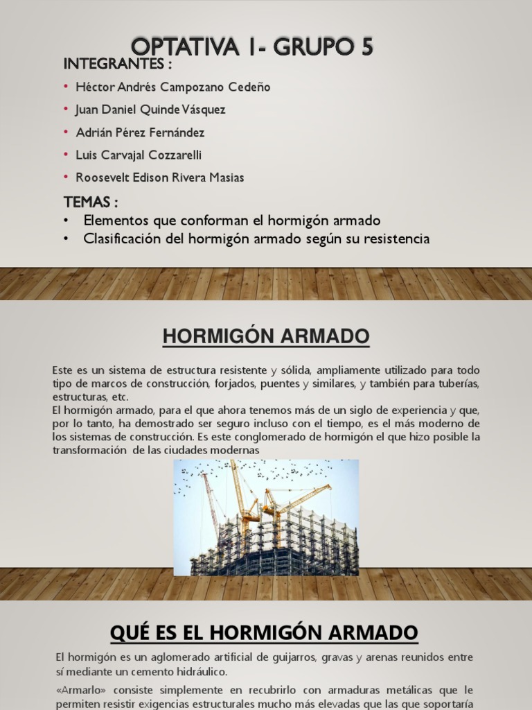 Características del Hormigón Armado | PDF