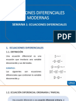 Semana 1 - Ecuaciones Diferenciales