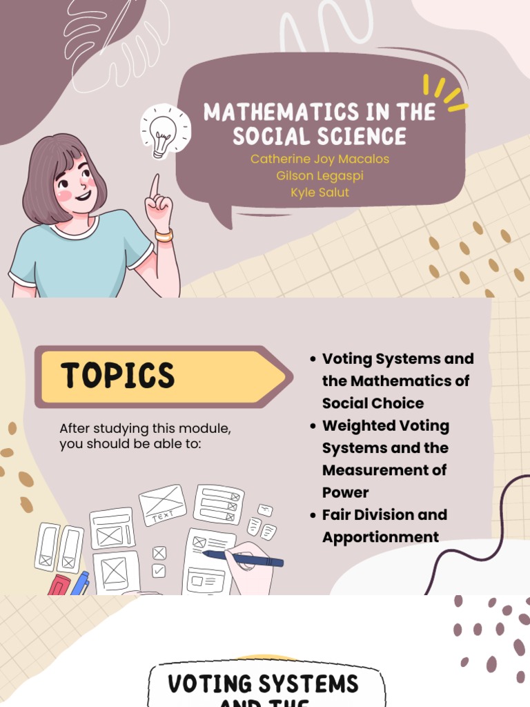 Mathematics of Voting Systems | PDF | Voting | Elections