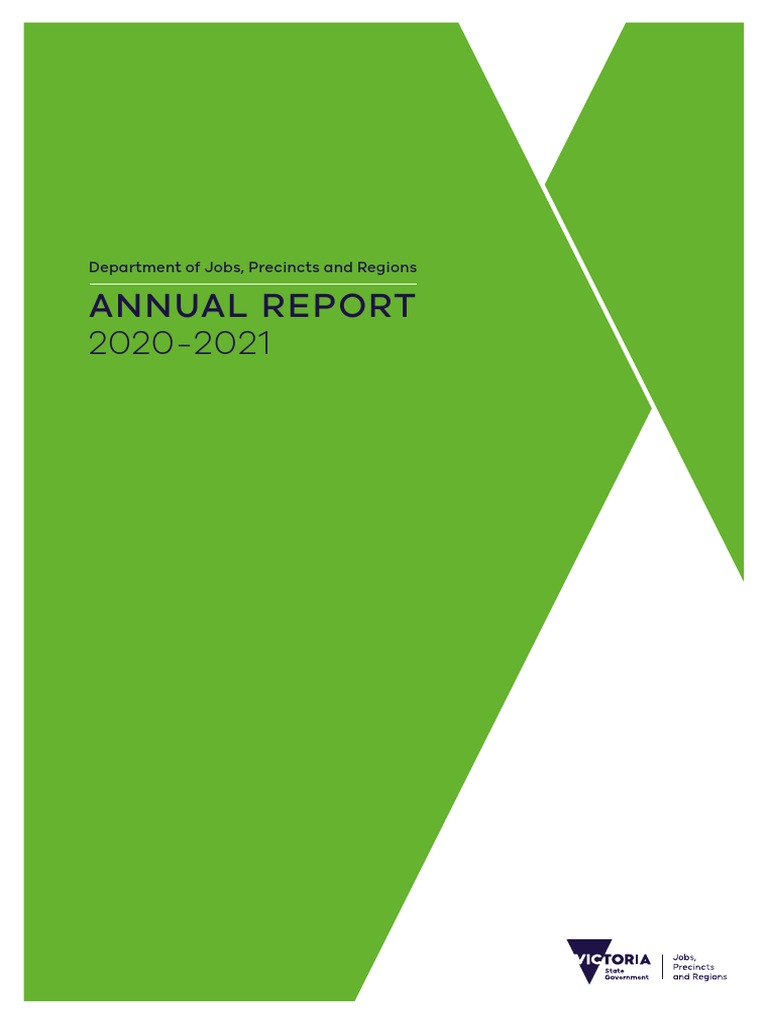 DJPR Annual Report 2020 21 PDF Victoria (Australia) Melbourne