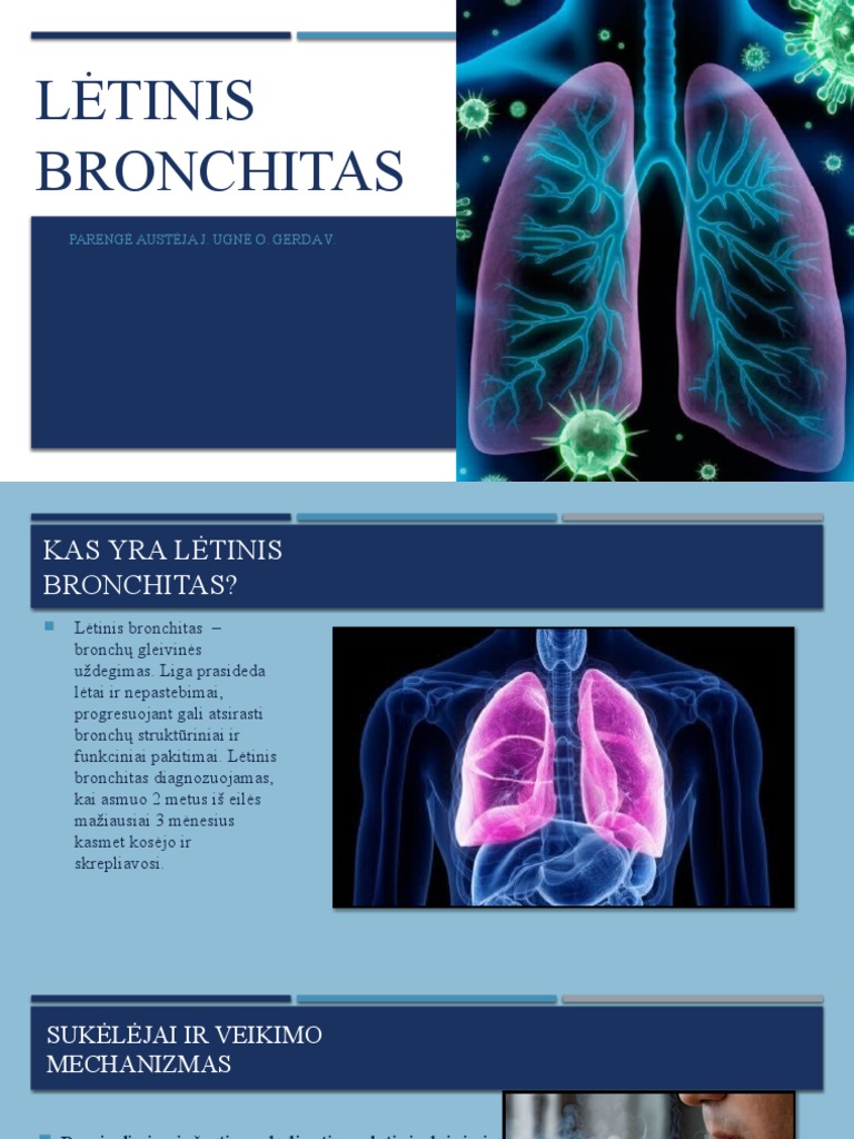 Lėtinis Bronchitas | PDF