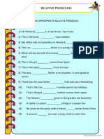 Relative Pronouns