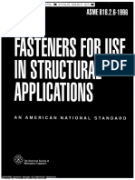Asme b18.2.26 (1996) - Fasteners For Use in Structural Appllcatlons