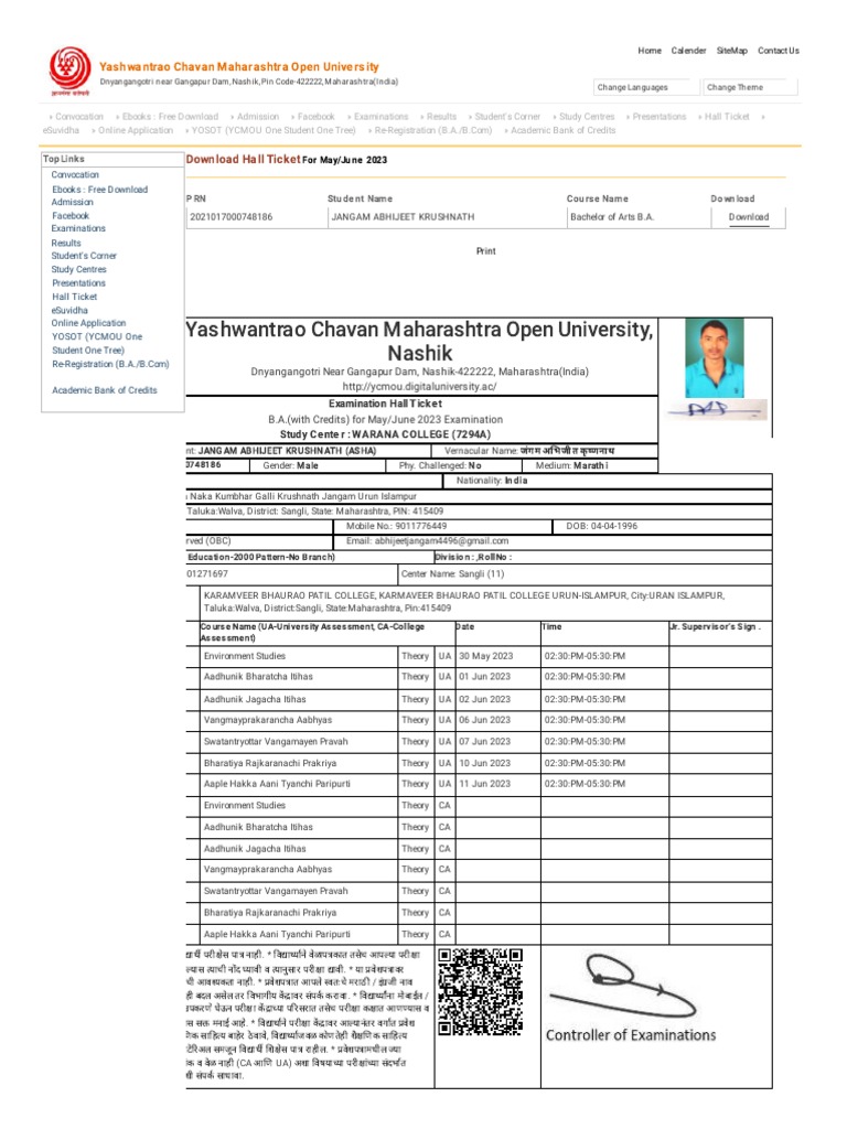 Image Result For About Yashwantrao Chavan Maharashtra Open University