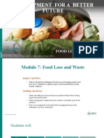 Module 7 Food Loss and Waste