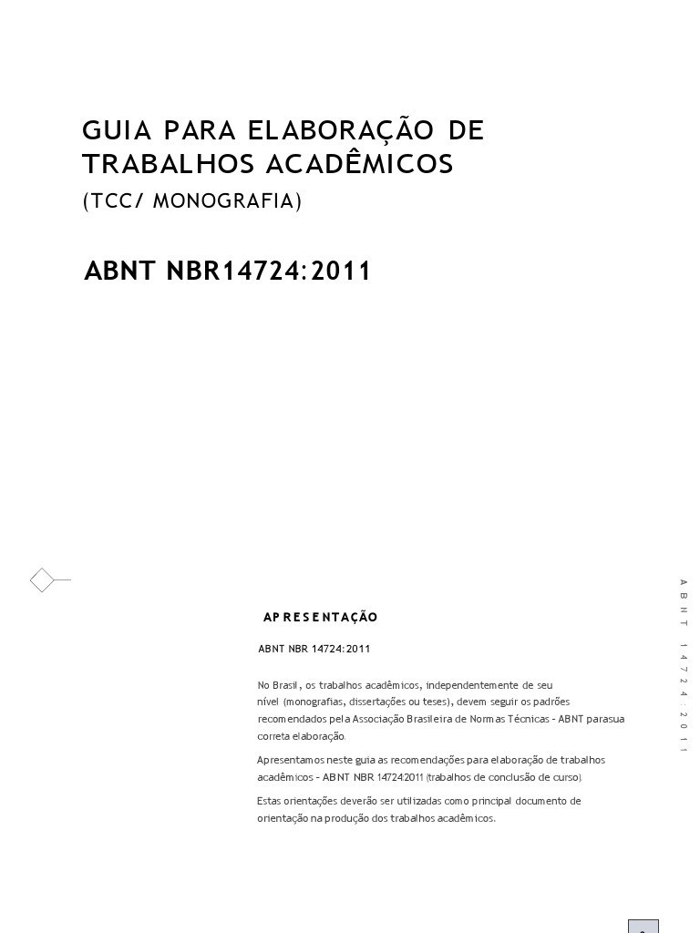 Guia de Trabalhos Acadêmicos ABNT | PDF | Abstract (resumo)