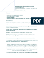 Compreender A Importância Da Diversidade Cultural e Religiosa Na Sociedade