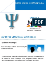 Eval. y Diag. Psic. y Social - Sesión 1