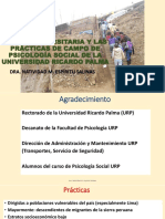 Ley Universitaria y Prácticas de Campo de Psicología Social