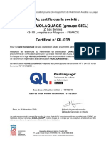 Certificat 2023 - IPS THERMOLAQUAGE - QL 015