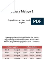 Bahasa Melayu 1 (Pembentangan Sem 3)