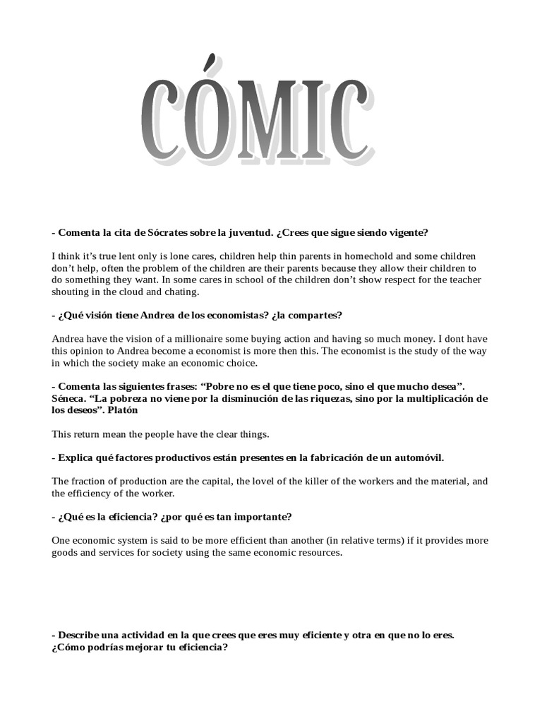 Economia Comic | PDF