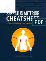 Serratus Anterior Exercises Cheatsheet PMC