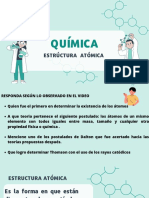 Presentación Trabajo de Química y Ciencia Ilustraciones Moléculas Verde Turquesa