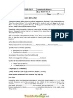 Devoir de Synthèse N°3 2ème Semestre - Anglais - 7ème (2018-2019) MR Hammouda Maouia