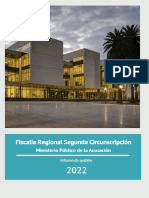 Informe Gestion 2022 de La Fiscalía Regional Rosario